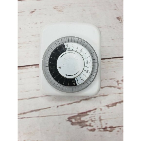 Intertek  24-Hour Indoor Timer Programmable Mechanical Pin Timer 1308 - Picture 6 of 9